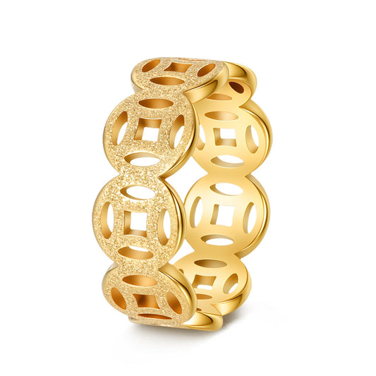 Anillo Patrón Clásico Ella | Oro