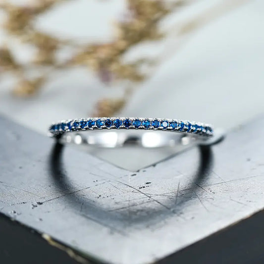 Anillo Soraya Azurith | Oro Blanco