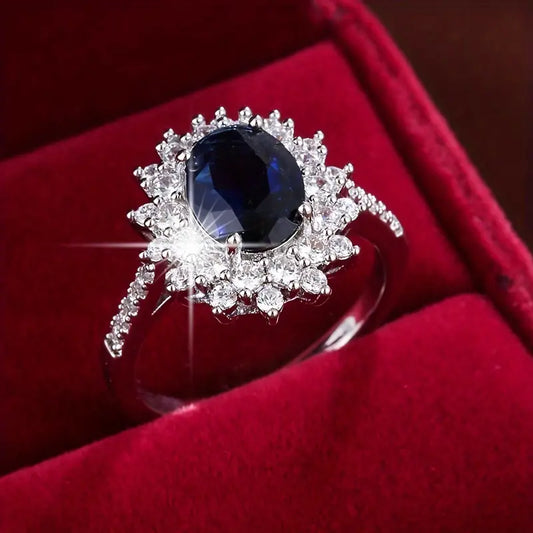 Anillo Vionne Saphirae | Oro Blanco
