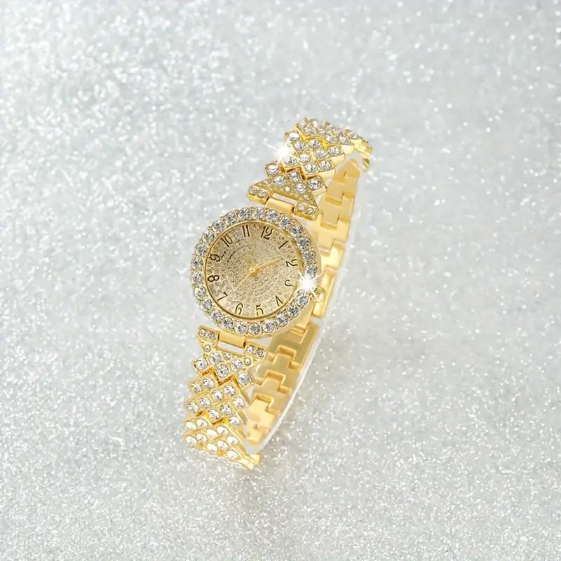 Set Reloj y Pulsera Luxe Radiance | Oro