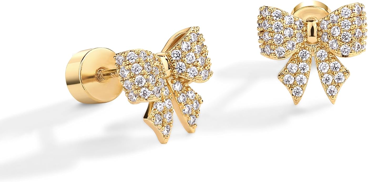 Pendientes Lazo | Oro