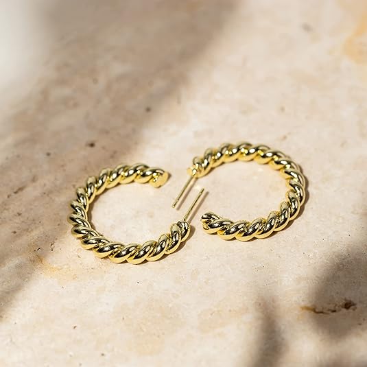 Aros Trenzados | Oro