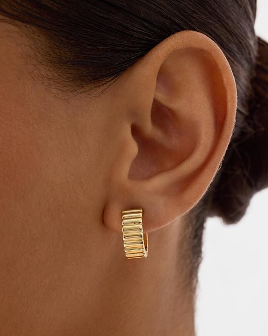 Pendientes Ridge Clásico | Oro
