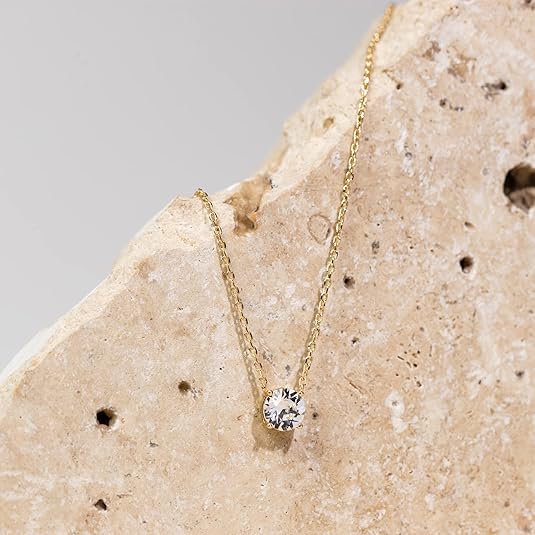 Collar Cristal Aurora | Oro