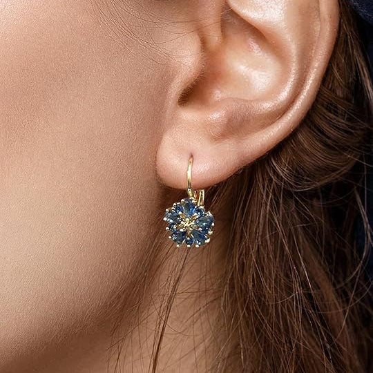 Pendientes Flor Calina | Oro