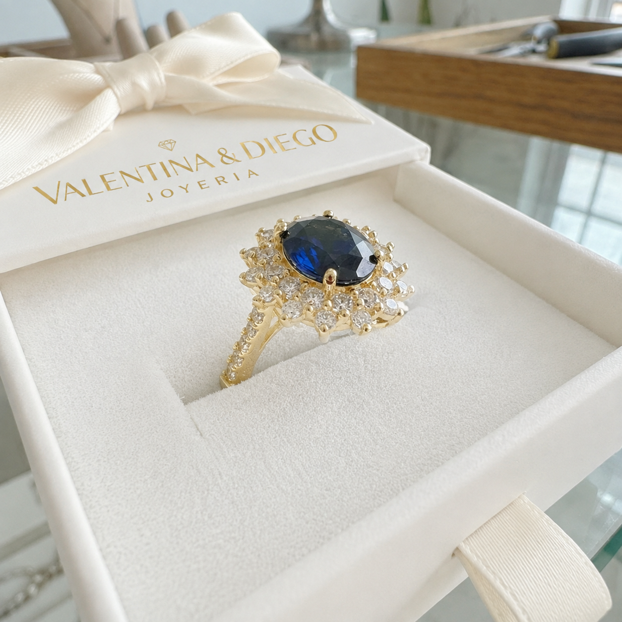 Anillo Vionne Saphirae | Oro