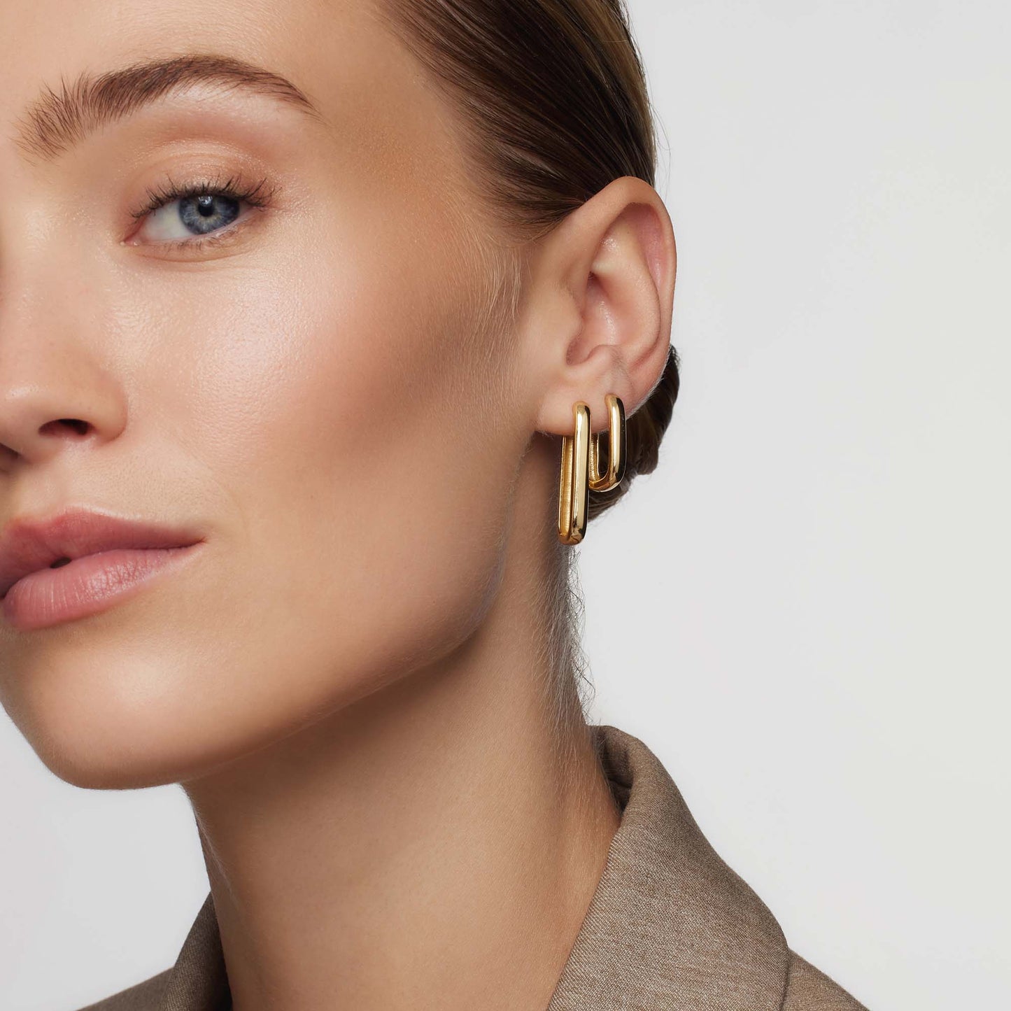 Aros Icon Grandes | Oro