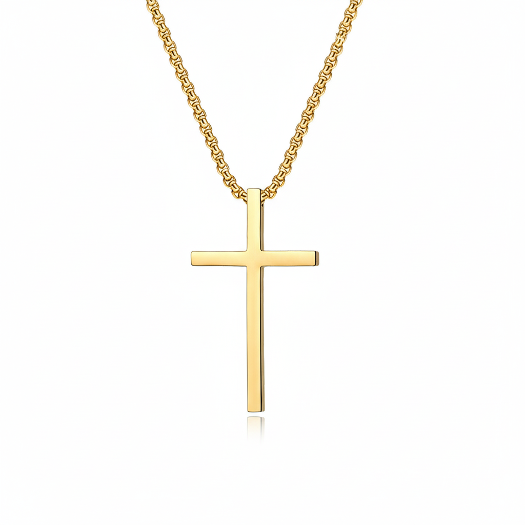 Collar Cruz Bisel | Oro