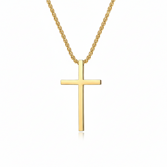 Collar Cruz Bisel | Oro