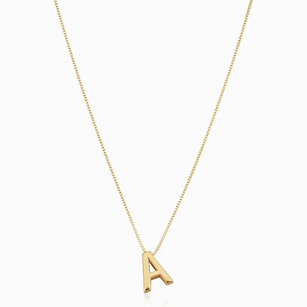 Collar con Letra Inicial | Oro