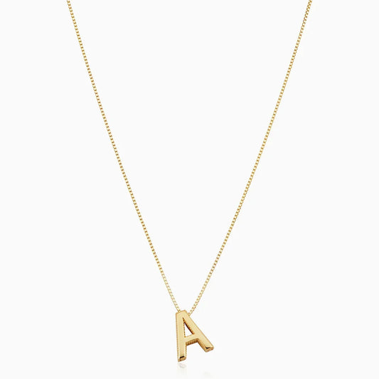 Collar con Letra Inicial | Oro