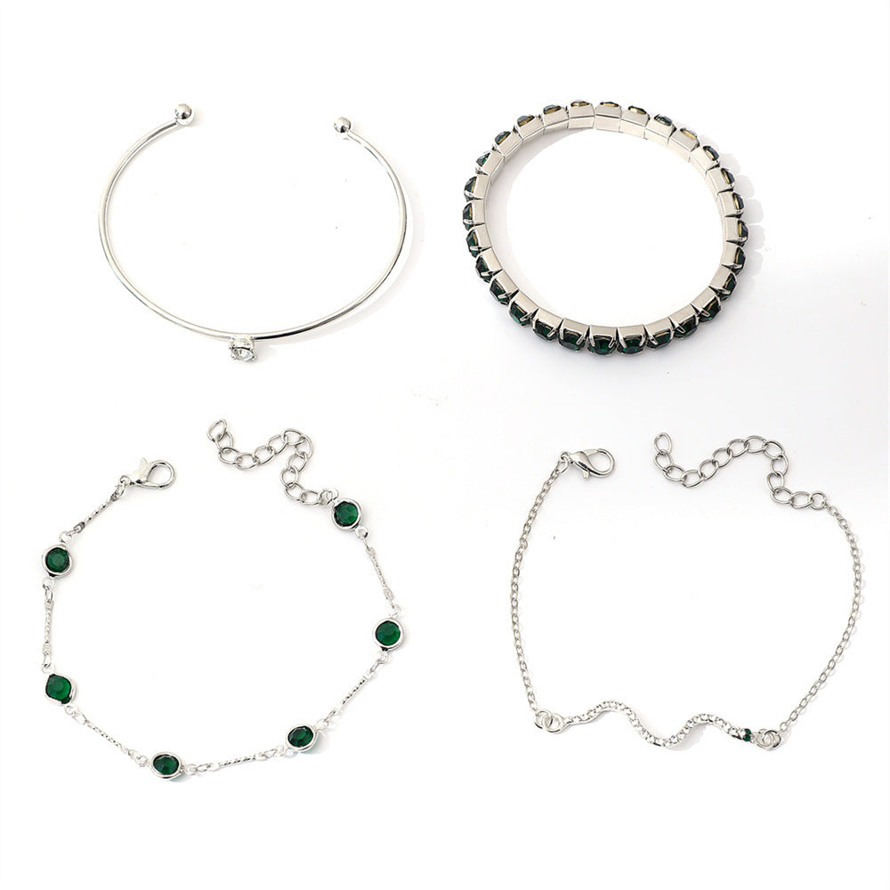 Set de Pulseras Sorina Feldwyn | Oro Blanco