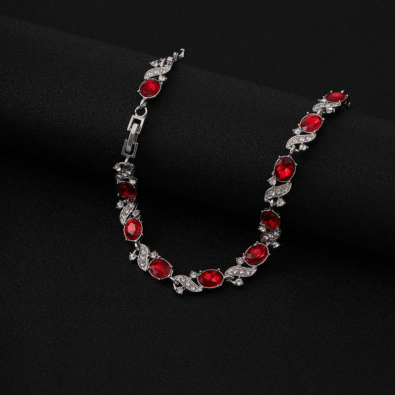 Pulsera Giada Valrouge | Oro Blanco