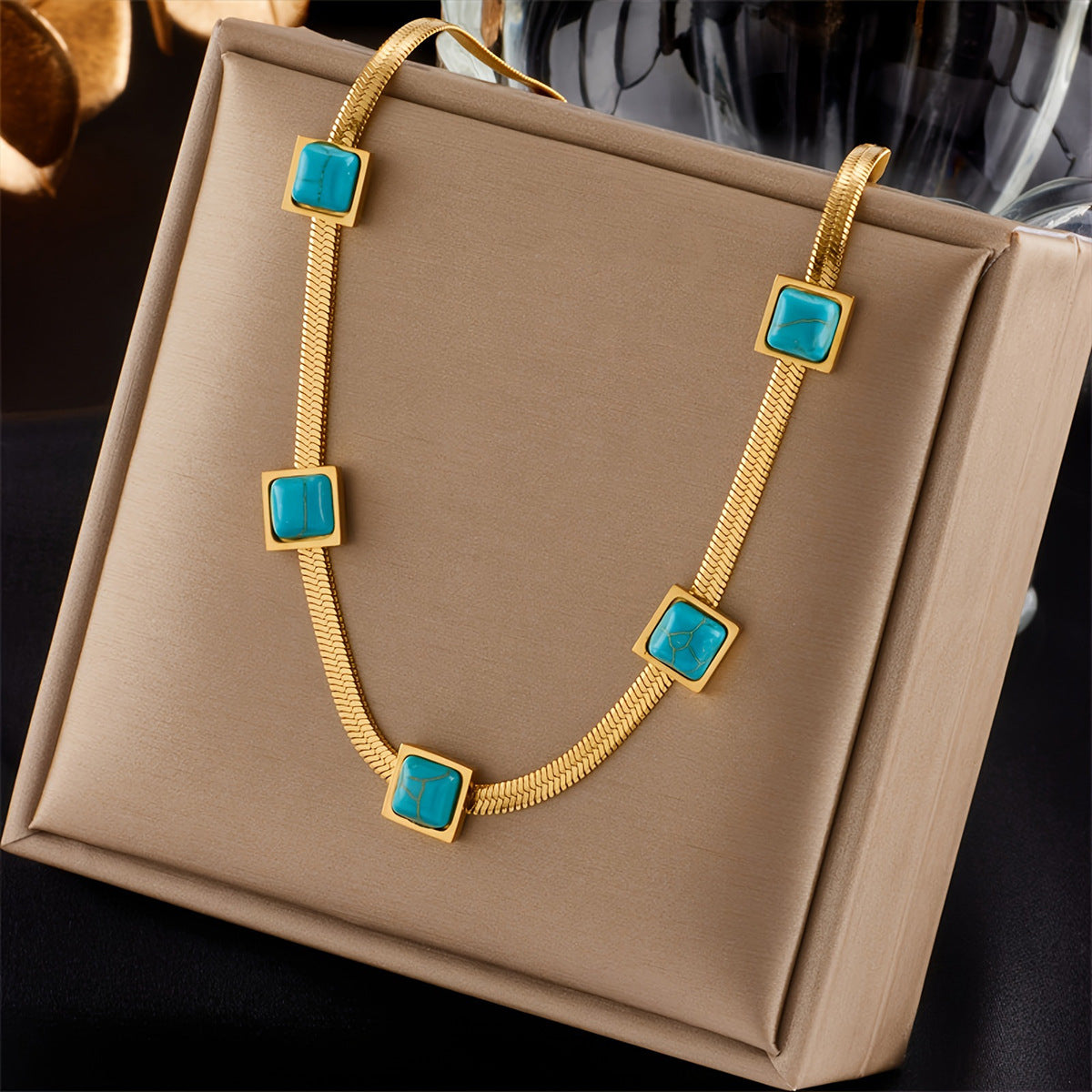 Collar Línea Costera Vionelle | Oro