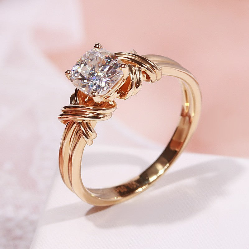 Anillo Banda Nudo Statement | Oro