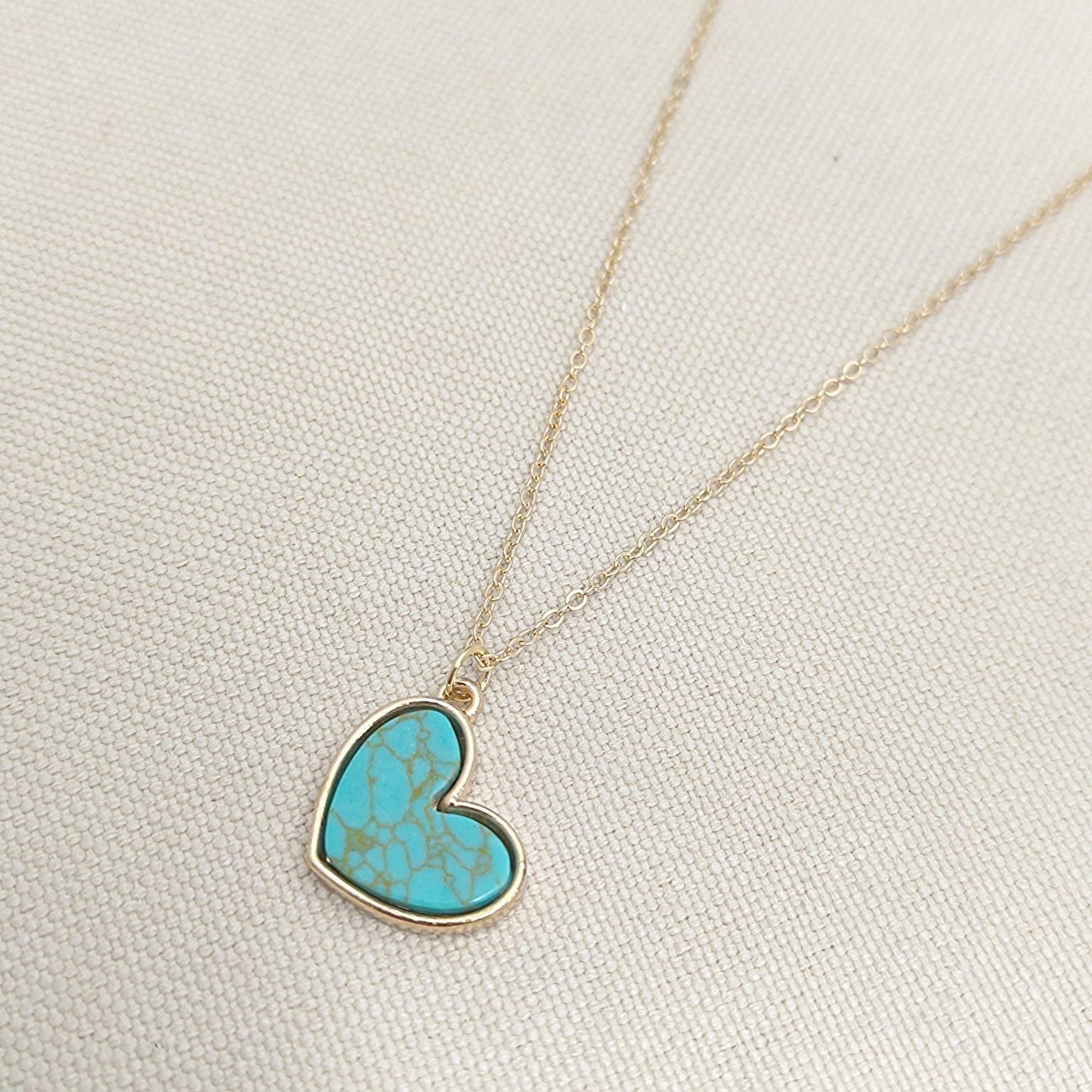 Collar Amor Turquesa | Oro