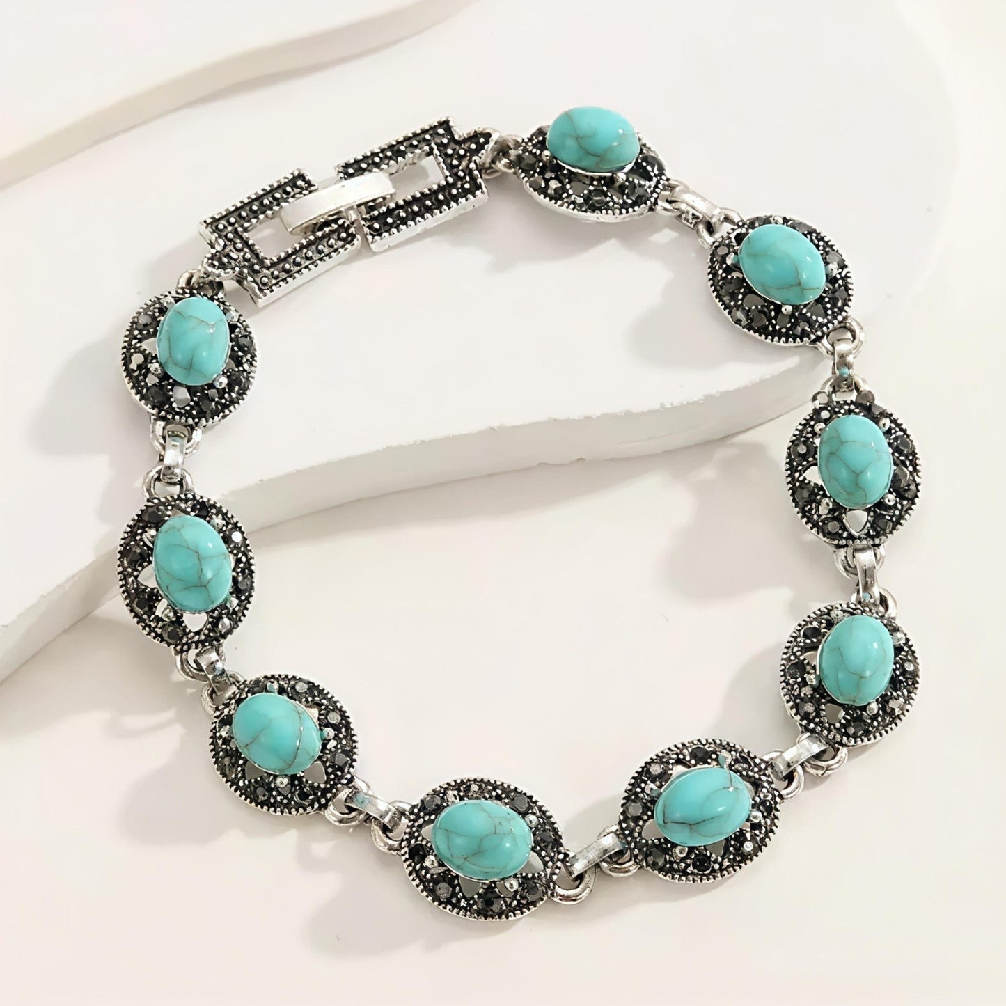 Pulsera Emblema Noble Corvelle | Oro Blanco