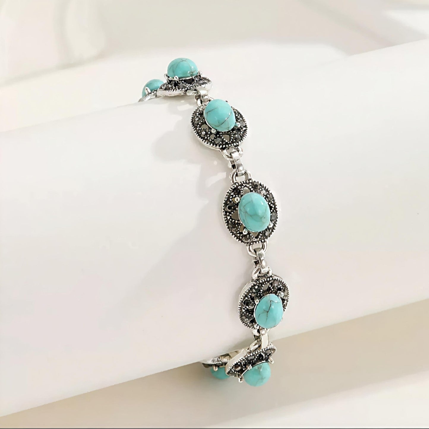 Pulsera Emblema Noble Corvelle | Oro Blanco