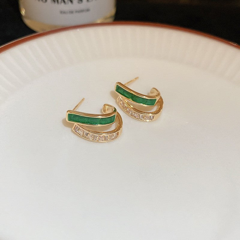Pendientes Chloé Feuillage | Oro