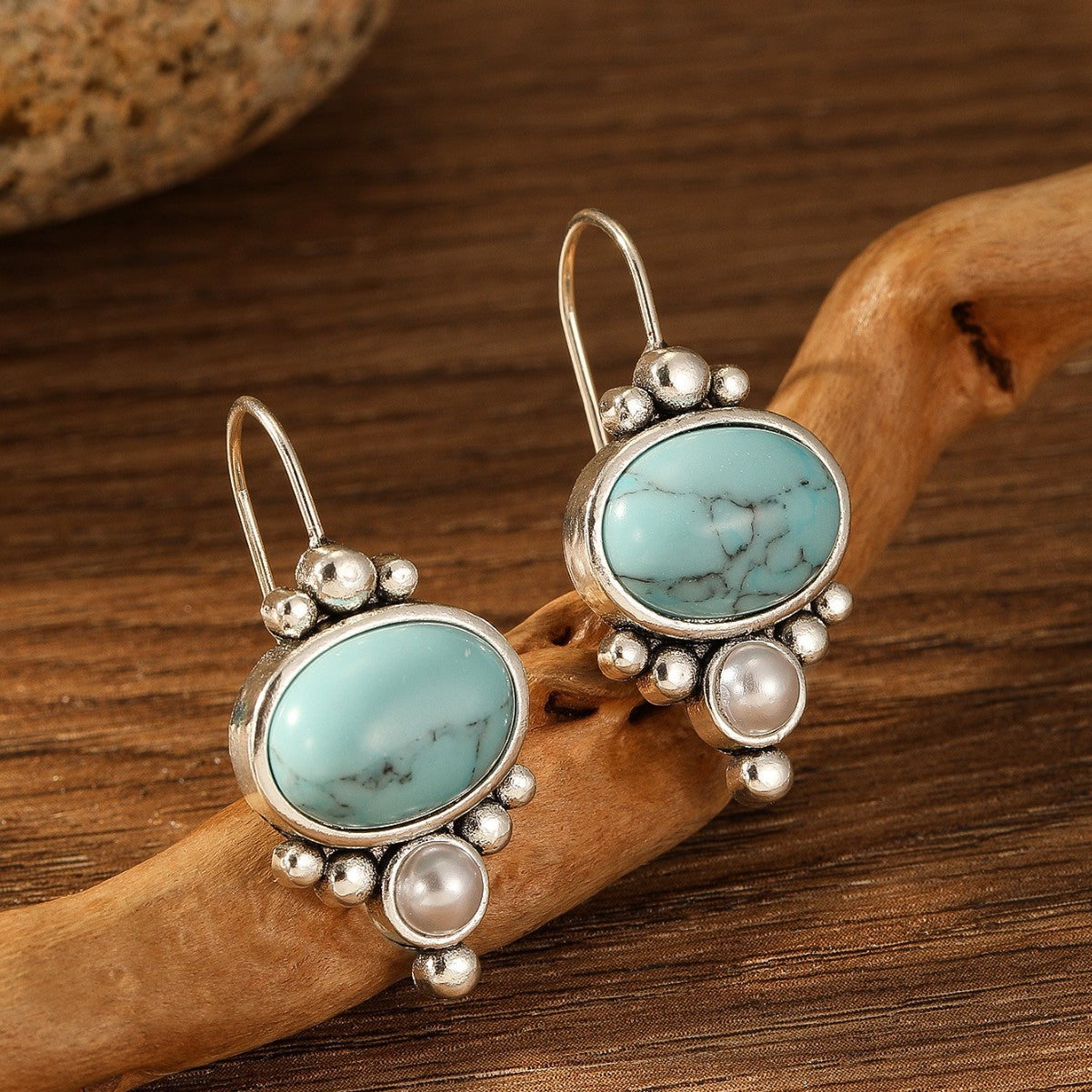 Pendientes Briselle Shorelight | Oro Blanco