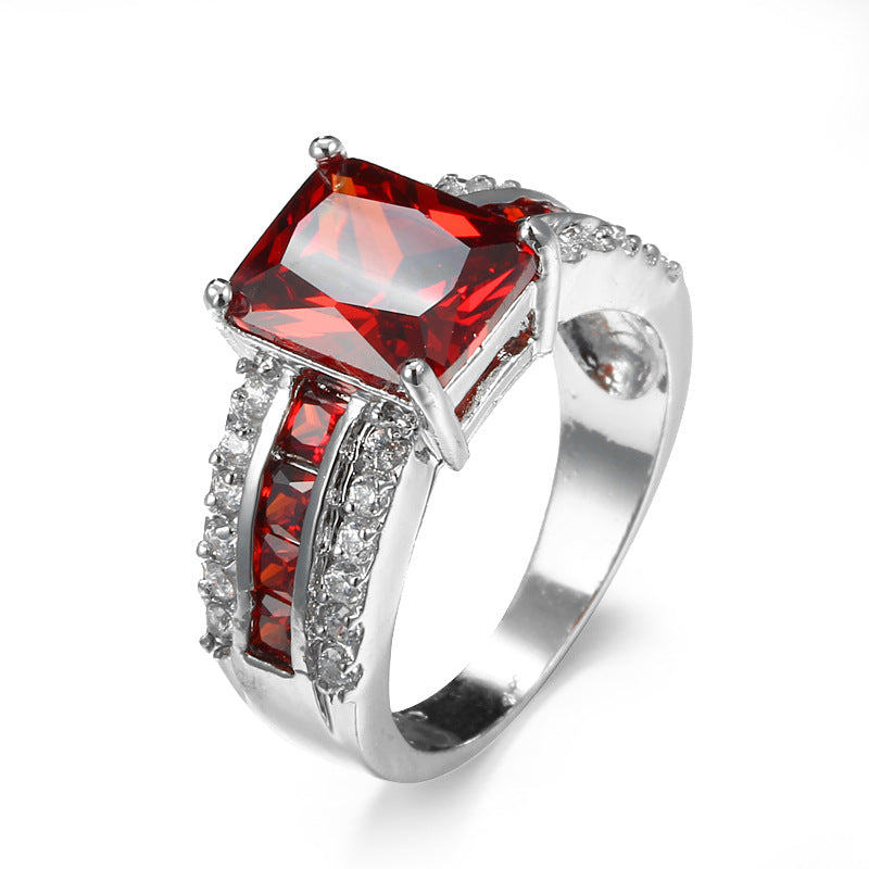 Anillo Kassira Redmont | Oro Blanco