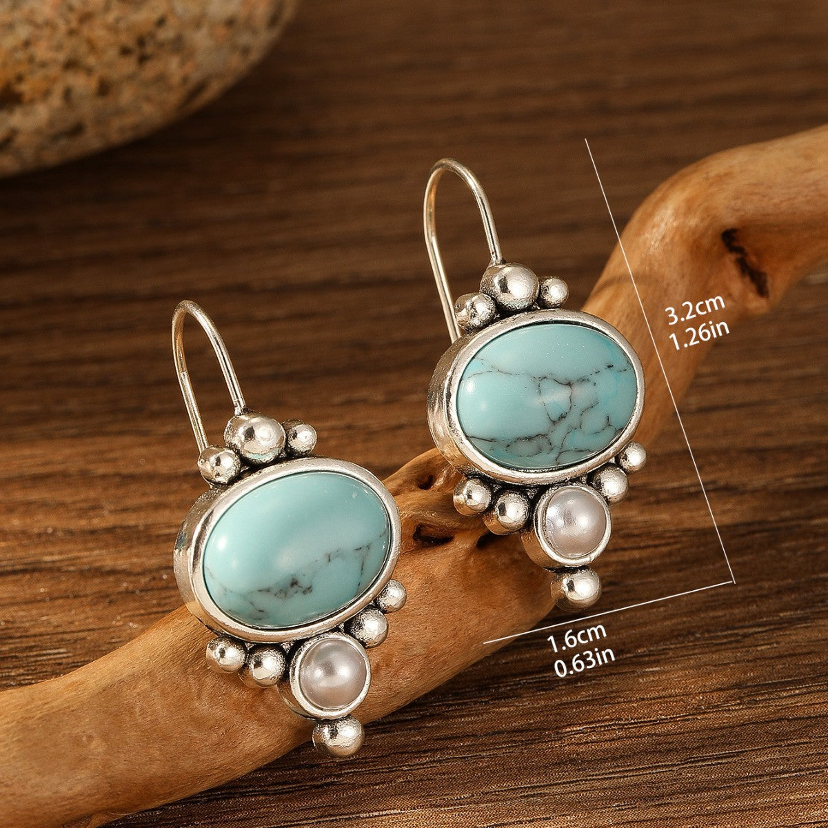 Pendientes Briselle Shorelight | Oro Blanco