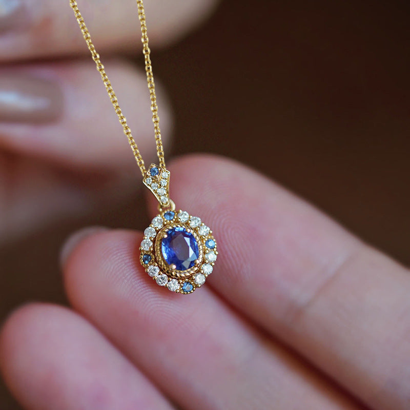 Collar Colgante Celeste Royale | Oro