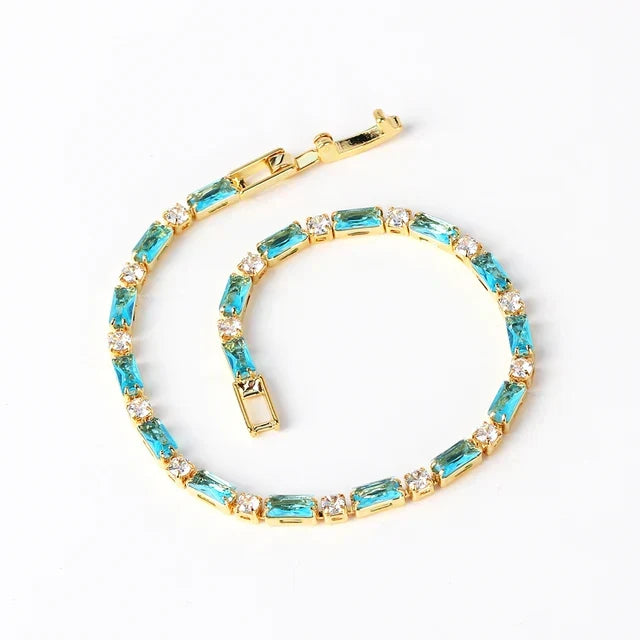 Pulsera de Turquesa Natural | Oro