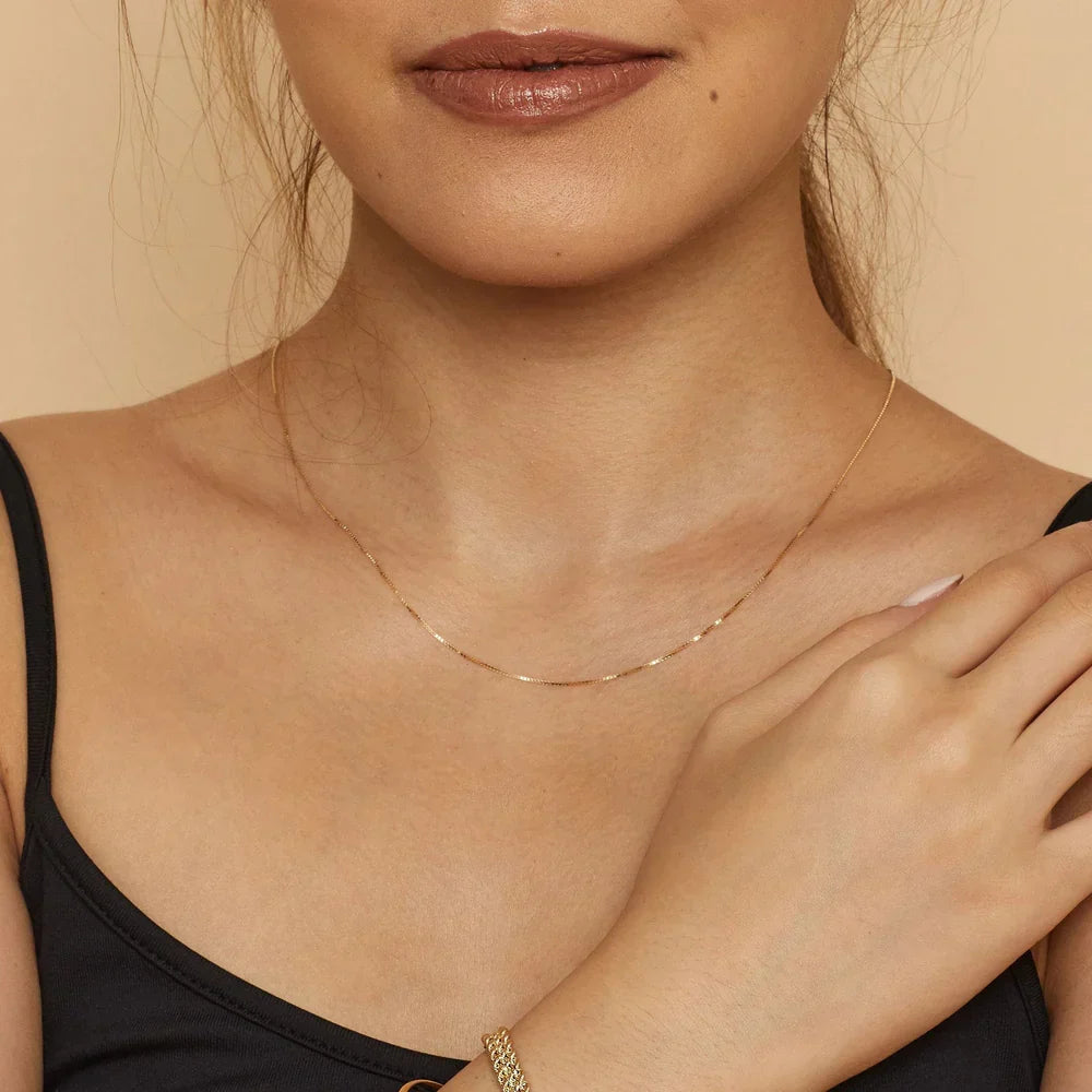 Collar Caja Bodega | Oro