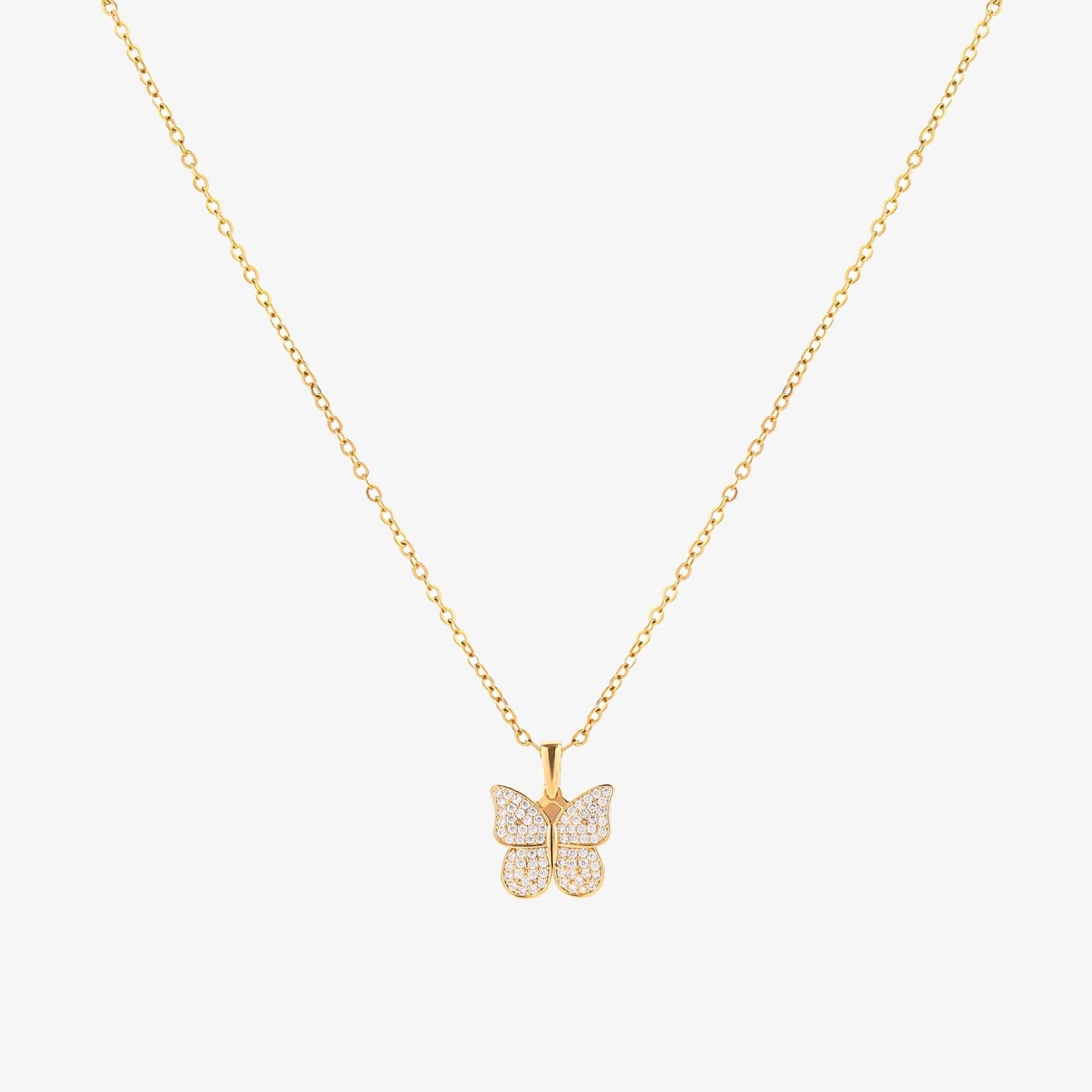 Collar Mariposa Radiante | Oro