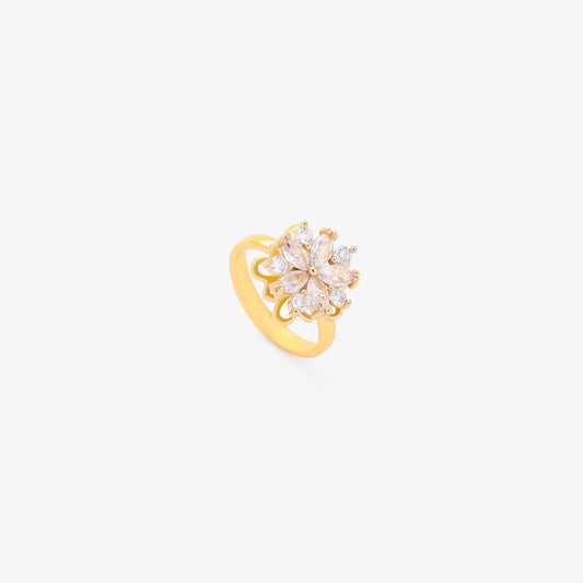 Anillo Giratorio Flora Accent | Oro