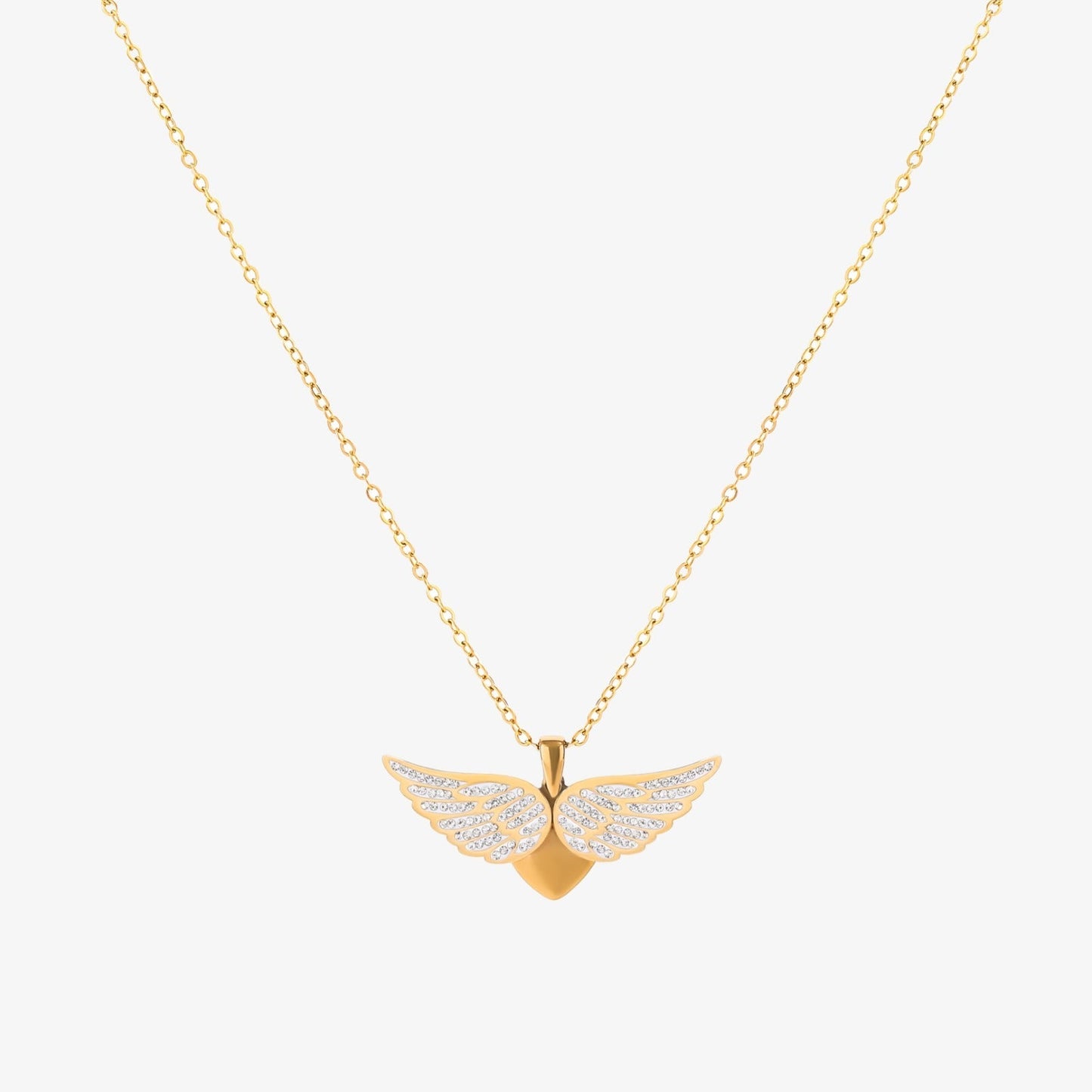Collar Alas de Ángel Volando | Oro