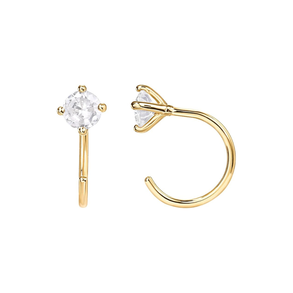 Aros Punta Chispa | Oro