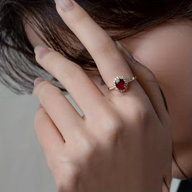 Anillo Empress Rojo | Oro