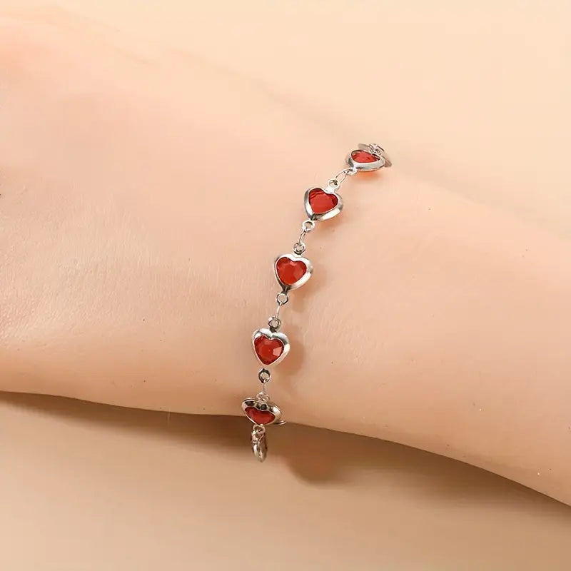 Pulsera Ophelyra Garnetelle | Oro Blanco