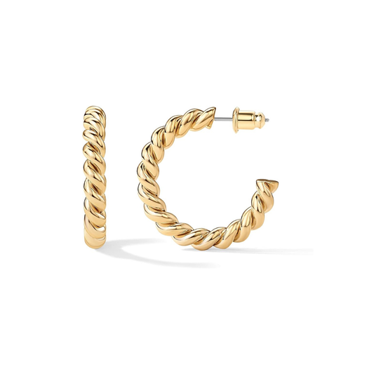 Aros Trenzados | Oro