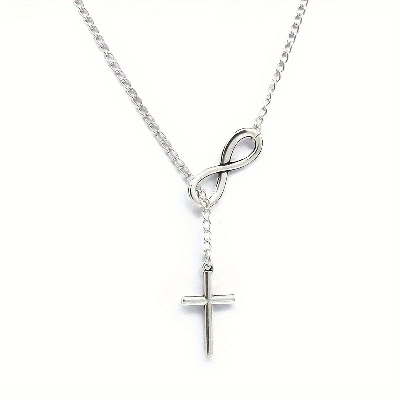 Collar Colgante Cruz Eterna | Oro