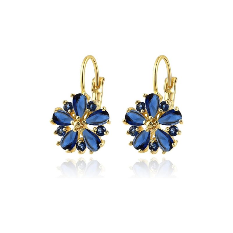 Pendientes Flor Calina | Oro