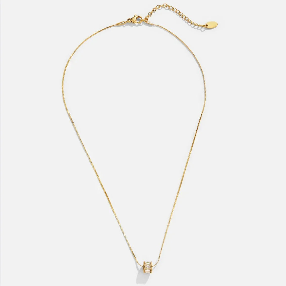 Collar Barril Pulido Elyna | Oro