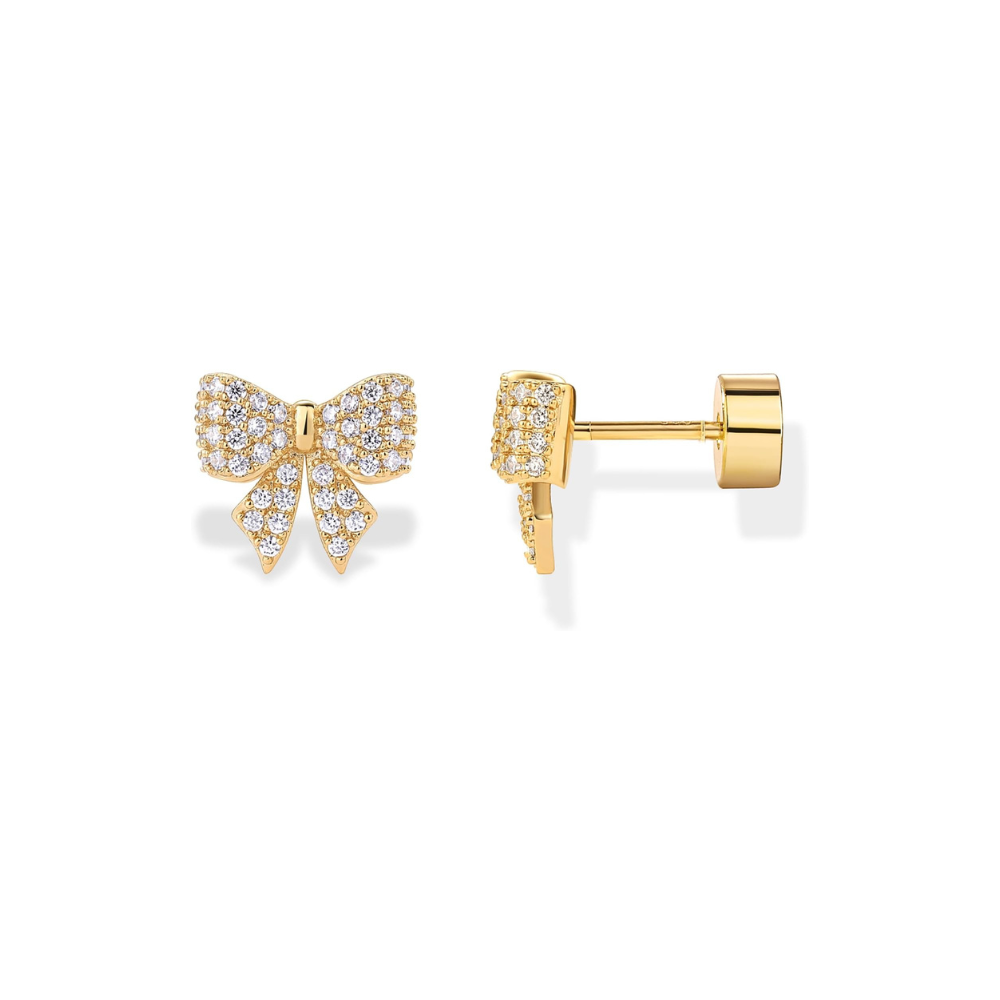 Pendientes Lazo | Oro