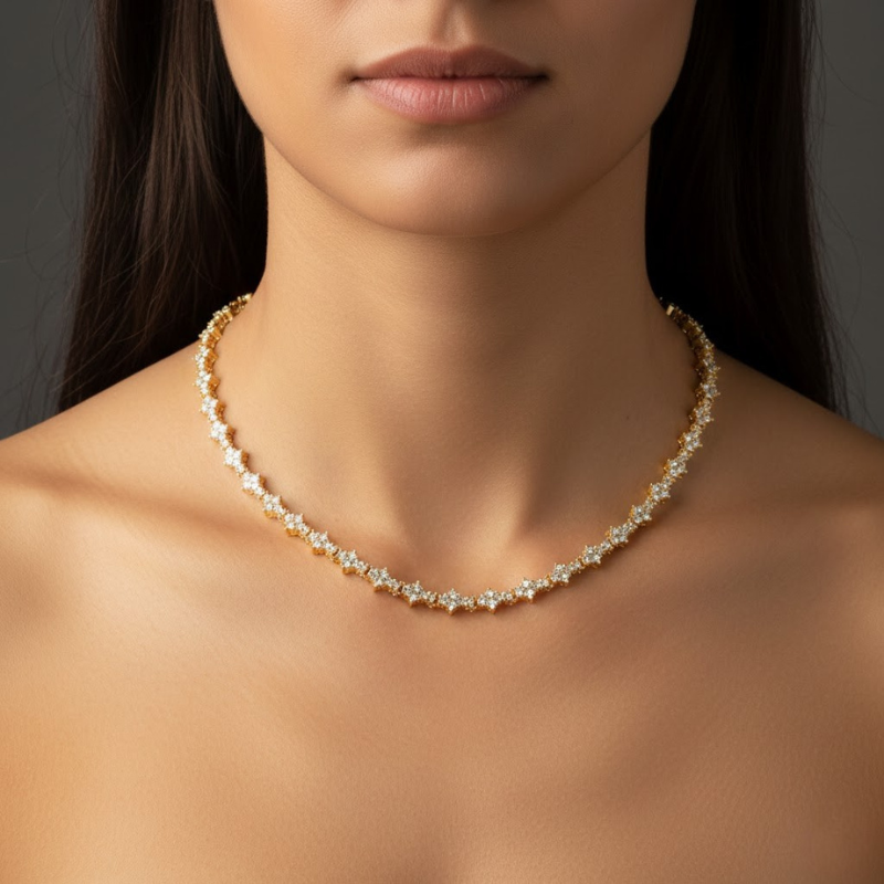 Collar de Tenis Clásico | Oro