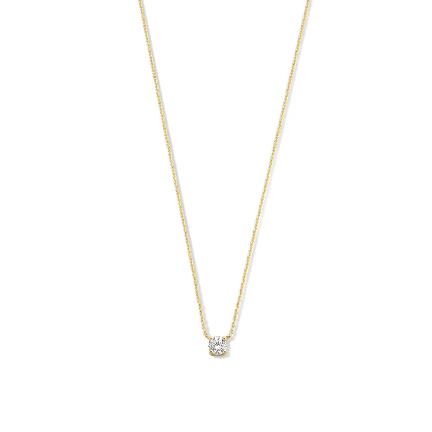 Collar Moissanite Cléa | Oro