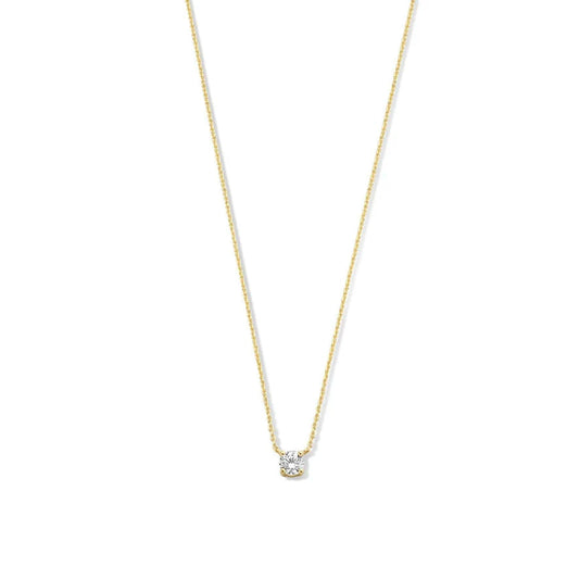 Collar Moissanite Cléa | Oro
