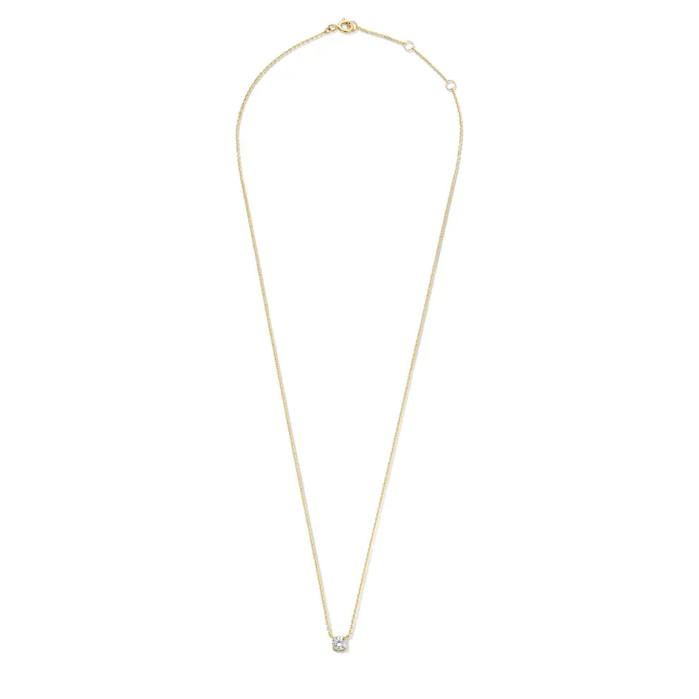 Collar Moissanite Cléa | Oro