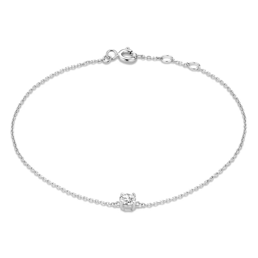 Pulsera de Piedra Moissanite Cléa | Oro