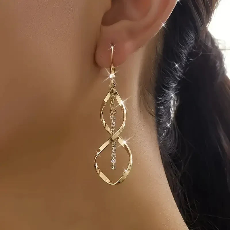 Pendientes Espiral Sunbeam | Oro
