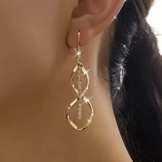 Pendientes Espiral Sunbeam | Oro